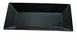 Yanco RM-218BK - Rectangular Reusable Melamine Plate, 18" x 10-1/2" Black, Dishwasher Safe - Dozen 1 image