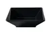 Yanco RM-306BK - 14oz Square Melamine Bowl, Black, 6" x 6" x 1-3/4", 0.5qt - Dozen 1 image