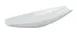Yanco RM-312 - Rome Boat Oblong Deep Plate, 12.5" x 3.75" White Melamine, Dishwasher Safe - Dozen 1 image