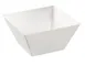 Yanco RM-405 - 18 oz Square White Melamine Bowl, 5" L x 5" W x 2-3/4" H, Dishwasher Safe, Dozen 1 image