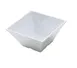 Yanco RM-4106 Square Melamine Bowl, 26 oz, 6" L x 6" W x 3" H, White, Dishwasher Safe - Dozen 1 image