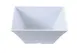 Yanco RM-4112 - 8 Qt (256 Oz) Square White Melamine Bowl, 12" L x 12" W x 5" H, Dishwasher Safe 1 image