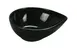 Yanco RM-704BK - 4" Oval Melamine Plastic Bowl, 4 Oz, Black, Dishwasher Safe - Dozen 1 image