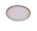 Yanco RO-2210 Plate, 10" Dia x 1-1/8" H, Porcelain, White/Brown Glazed, Dishwasher Safe - Dozen 1 image