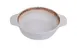 Yanco RO-2506 Rockeye-2 Baking Dish, 7 oz, 6½" L x 5" W x 1½" H, White/Brown Porcelain - Dozen 1 image
