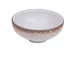 Yanco RO-2704 Rice Bowl, 7 oz, 4-3/4" Dia x 2" H, White/Brown Porcelain, Dishwasher Safe - Dozen 1 image