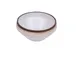 Yanco RO-2806 Noodle Bowl, 30oz (6-3/4" Dia × 3-1/4" H)WhiteBrown Porcelain Dishwasher Safe-1 Dozen 1 image