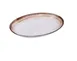 Yanco RO-2910 - 20 Oz Oval Noodle Bowl, 9½"x7½"x1½" White Brown Porcelain Dishwasher Safe - Dozen 1 image