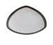 Yanco RO-311 Triangular Plate, 12" x 1-3/4" Porcelain, Dishwasher/Oven/Microwave Safe - Dozen 1 image