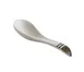 Yanco RO-7001 Rockeye Soup Spoon, 5" Glazed Porcelain, Dishwasher/Oven/Microwave Safe - Dozen 1 image