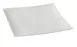 Yanco SH-112 Square Porcelain Plate, 12" x 12", Bone White, Dishwasher Oven/Microwave Safe - Dozen 1 image