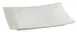 Yanco SH-212 Shanghai Plate, 12" x 8" Rectangular Porcelain, Bone White, Dishwasher Safe - Dozen 1 image