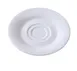 Yanco SI-002 Siena Porcelain Saucer, 6" Dia. x 3/4" H, White, Dishwasher Safe - Dozen 1 image
