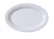 Yanco SI-210 Porcelain Platter, Oval 10" x 7" x 3/4" White, Dishwasher Oven Microwave Safe - Dozen 1 image