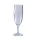 Yanco SM-06-C Champagne Flute, 6 Oz, 2-3/4" Dia. x 7-1/2" H, Clear SAN Plastic - Dozen 1 image