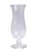 Yanco SM-16-R Hurricane Glass, 16 Oz (1 Pt) Clear SAN Plastic, 3-1/3" x 8" Dishwasher Safe - Dozen 1 image