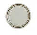 Yanco SS-110 - 10" Round Melamine Plate Extra Heavy Brown Band/Beige Dishwasher Safe NSF - Dozen 1 image