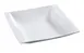 Yanco SW-304 Wave Dessert Dish, 2 oz, 3-3/4" x 3-3/4" Porcelain Bone White, Dishwasher Safe - Dozen 1 image