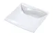 Yanco SW-305 Fruit / Monkey Dish Bowl, 5" Square Porcelain, White, 4 Oz, Dishwasher Safe - Dozen 1 image