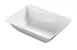 Yanco SW-406 Rectangular Porcelain Bowl, Bone White, 6" x 4-1/2" (8 oz) Dishwasher Safe - Dozen 1 image
