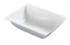 Yanco SW-409 Rectangular Porcelain Bowl, 9" x 6½" Bone White, 25 oz, Dishwasher Safe - Dozen 1 image