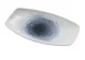 Yanco UN-210 Universe Plate, Rectangular 10" x 1.25" x 5.875" China, Rolled Edge Coupe Rim - Dozen 1 image