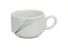 Yanco UR-001 Urban Line Porcelain Cup, 7 Oz, 3-3/8" Dia. x 3-1/2" H, Bone White, Stackable - Dozen 1 image