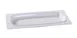 Yanco VE-413 Venice Deep Rectangular Plate 12-7/8" x 6-7/8" White Melamine Dishwasher Safe - Dozen 1 image