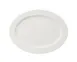 Yanco VS-214 China Platter, 14¼" Dia x 10" H, White Magnesia, Dishwasher Safe, Wide Rim - Dozen 1 image