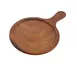 Yanco WD-1115 - Round 10-1/4" Tray Handle, Patterned Bamboo‑Look Melamine, Dishwasher‑Safe - Dozen 1 image