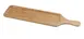 Yanco WD-2427 Rectangular Melamine Tray, Brown, 27.5"W x 0.75"D x 5.5"H With Handle - Dozen 1 image