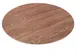 Yanco WD-310 Round Serving Tray, 10" Diameter, Melamine Wood Look, Browns, Dishwasher Safe - Dozen 1 image