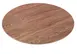 Yanco WD-312 Serving Tray, 12" Round Melamine Wood‑Look, Browns, Dishwasher Safe - Dozen 1 image