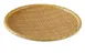 Yanco WD-512 Round 12" Serving Tray, Melamine Bamboo Look, Brown, Dishwasher Safe - Dozen 1 image