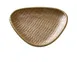 Yanco WD-809 - 8" Triangular Deep Plate, Brown Bamboo-Look Melamine, Dishwasher Safe - Dozen 1 image