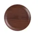 Yanco WL-111 Woodland Plate - 11" Round Melamine, Brown Wood Grain, Rolled Edge, 11" Dia - Dozen 1 image