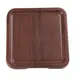 Yanco WL-309 - Serving Tray, 8.5" x 8.5" x 1", Sq, Melamine Wood‑Grain, Browns, Dishwasher Safe - Dozen 1 image