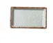 Yanco YO-3006 Sushi Plate, Deep 6-1/2" L x 3-3/4" W x 3/4" H, Melamine Matte Green - Dozen 1 image