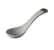 Yanco YO-7001 - 6" Matte Green Melamine Chinese Soup Spoon, Dishwasher Safe - Dozen 1 image