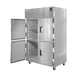 Delfield 6051XL-SH Two Section Reach-In Refrigerator w/ 4 Solid Half Doors, Top Mounted, 43.5 cu. ft. 5 image