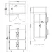 Delfield DSLR2-SH 4 Half Solid Door Reach-In Refrigerator, Top Mounted, 44.57 cu. ft. 2 image