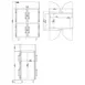 Delfield DSLRPT2-SH 72" 2-Section Pass-Thru Refrigerator, 48.33 cu. ft., 8 Half Solid Doors, Top Mounted 2 image