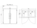 Delfield DSLRRI2-S 68" Two Solid Door Roll-In Refrigerator, 70.84 cu. ft. 2 image