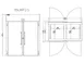 Delfield DSLRRT2-S 68" Two Solid Door Roll-Thru Refrigerator, 78.49 cu. ft. 2 image