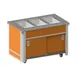 Atlas Metal BLH-5-BU 77" Buffet Style Hot Food Serving Counter, (5) Open Wells 1 image