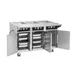 FWE HLC-3W6-7H-21-HWR 51" Tray Line Heated Serving & Holding Cabinet, (3) Wells 4 image