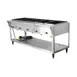 Vollrath 38219 76" ServeWell® SL-Hot Food Table w/ (5) Sealed Wells and Undershelf 1 image
