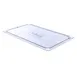Carlisle 10210U07 Handled Lid, 1/1 Clear Polycarbonate, Non‑Slip -40° to 212°F, NSF, Dishwasher Safe 1 image