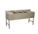 Serv-Ware BAR3B38-CWP-V 38" 3 Compartment Underbar Sink with 4" Faucet Holes, No Drainboards 1 image