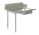 Serv-Ware DDT48L-CWP-V 48" Stainless Steel Soiled Dishtable, 20" x 20" Sink / Left‑to‑Right 1 image